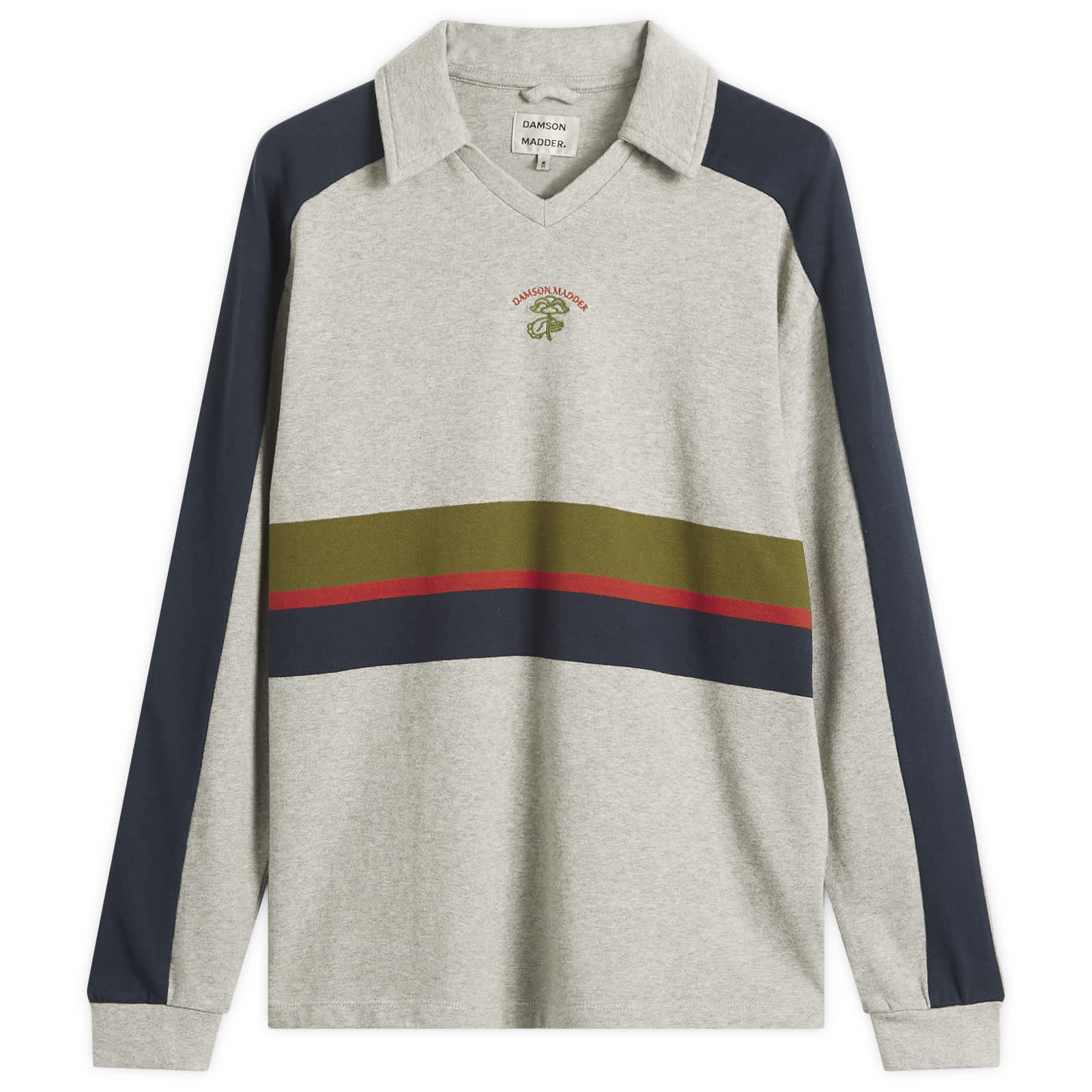 Damson Madder Verity V-Neck Rugby Shirt