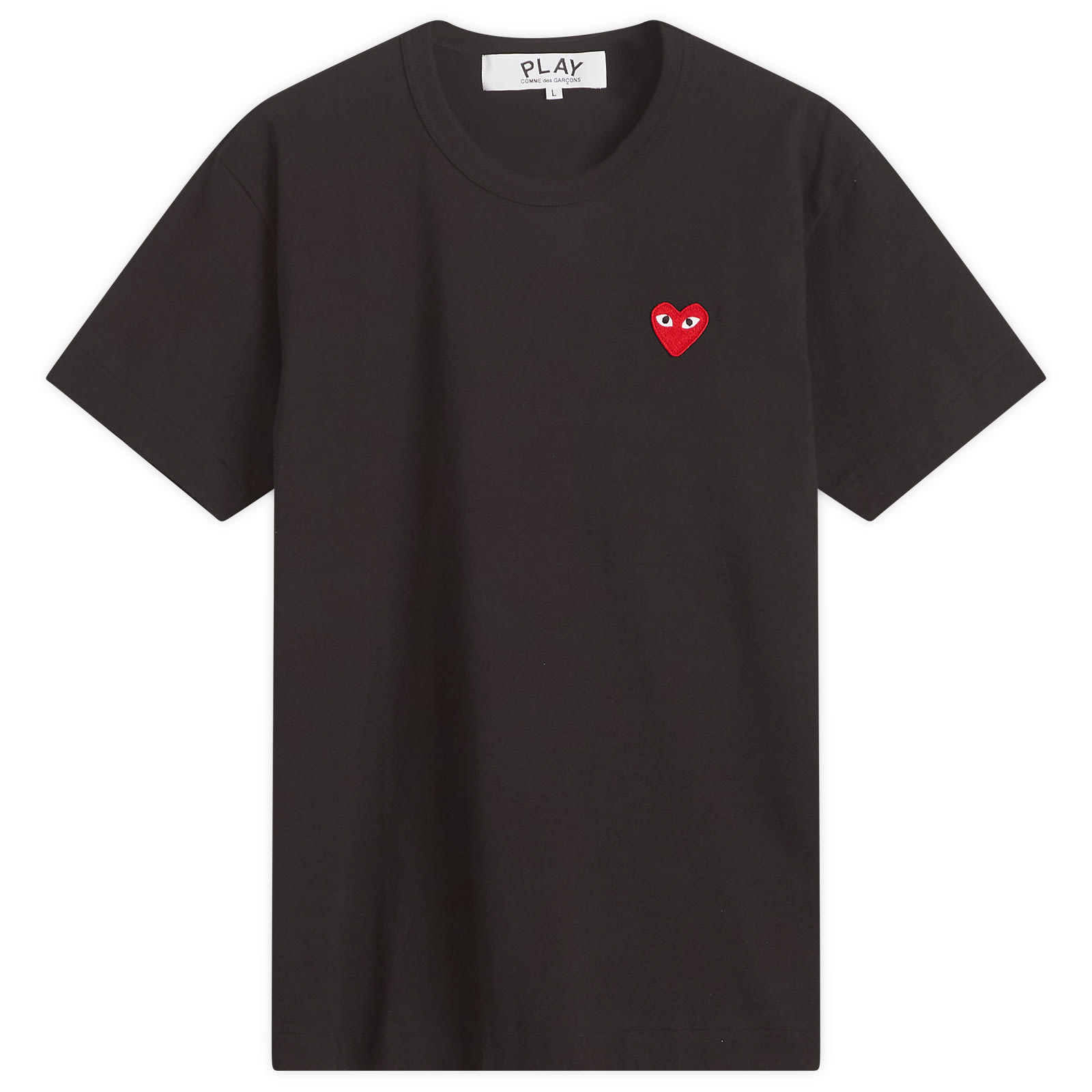 Comme des Garçons Play Basic Logo T-Shirt - Black