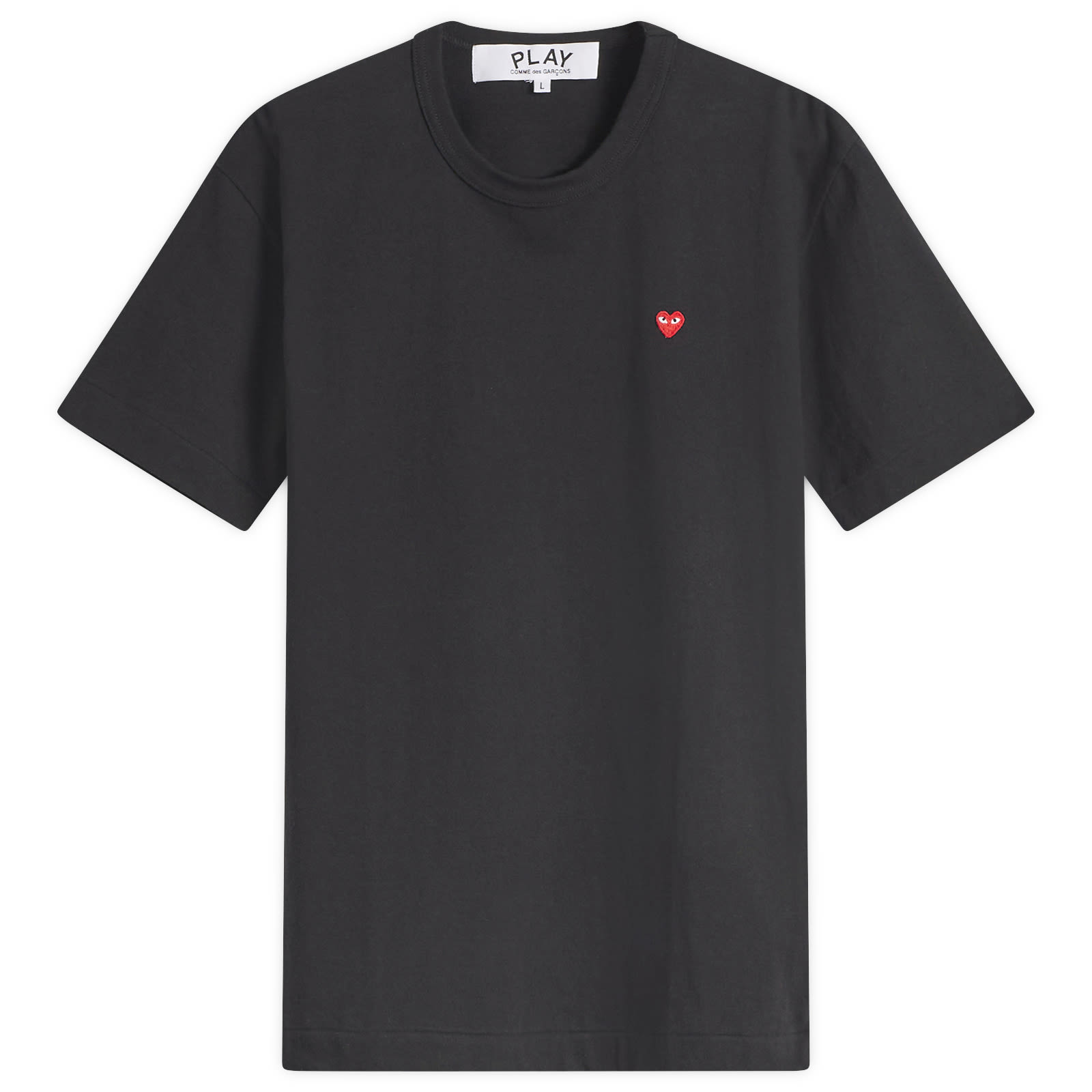 Comme des Garçons Play Small Red Heart T-Shirt - Black