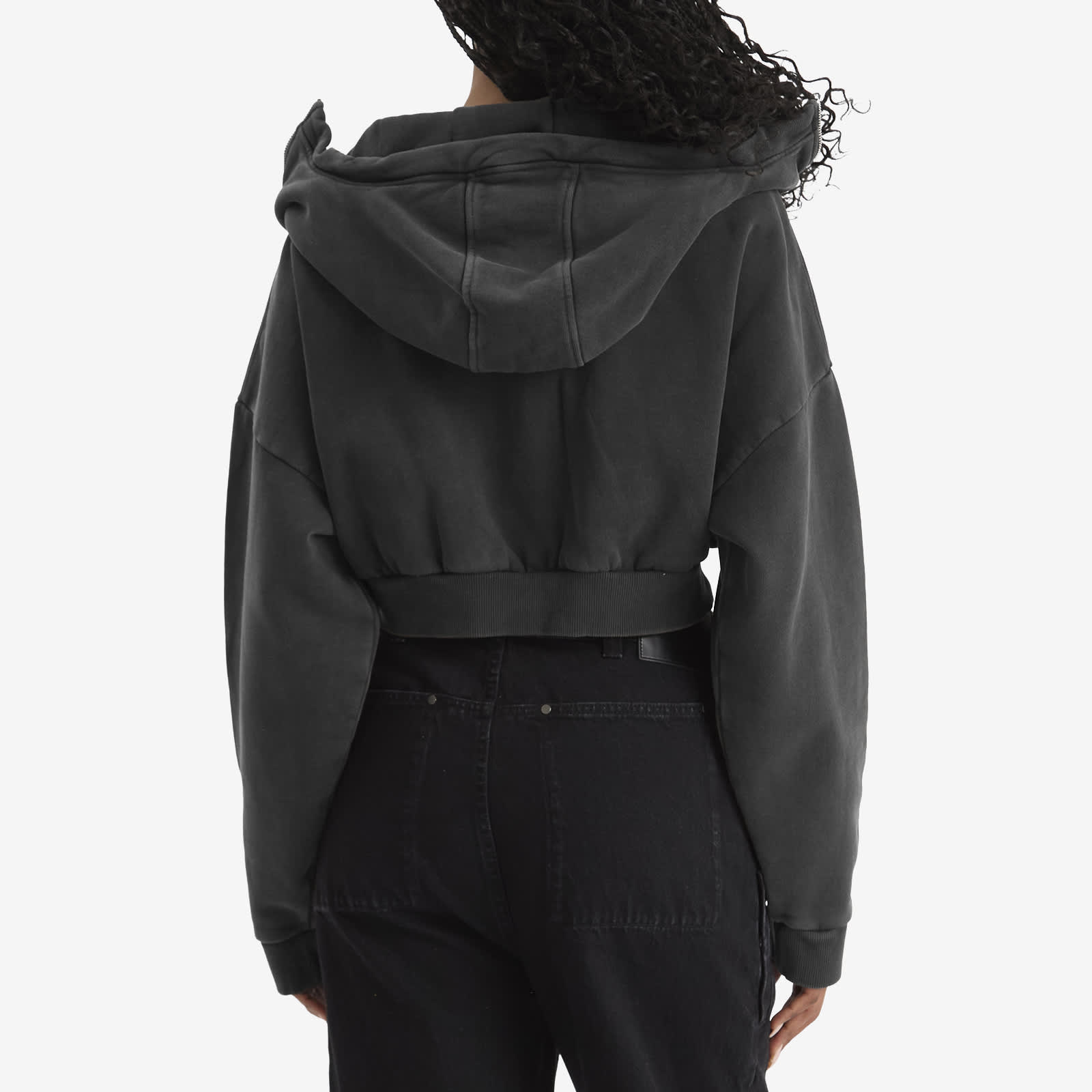 Entire Studios Cropped Full Zip Hoodie