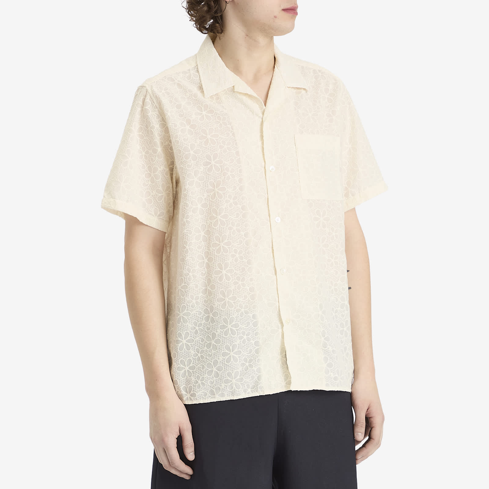 Foret Blossom Broderie Anglais Vacation Shirt