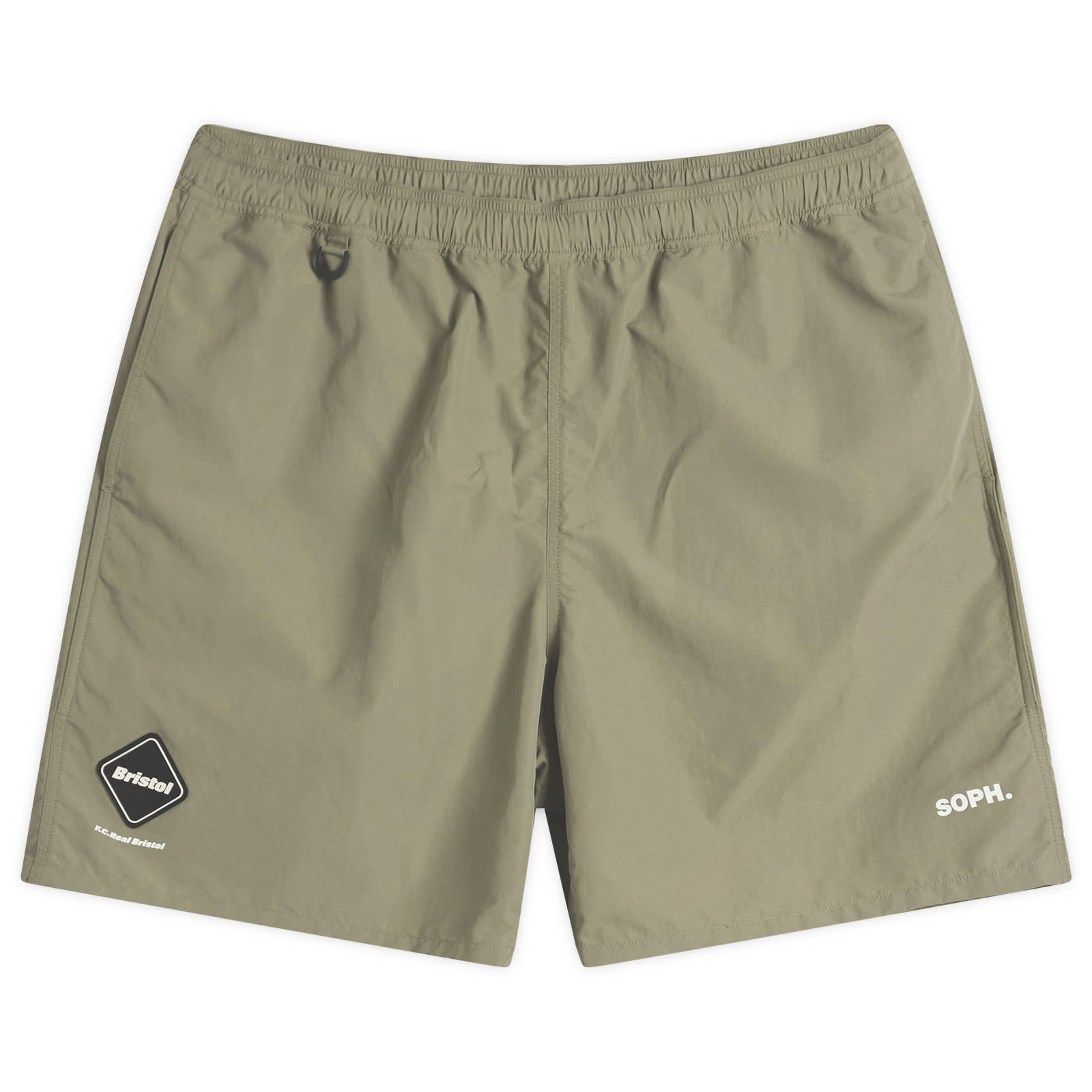 F.C. Real Bristol Supplex Nylon Easy Shorts - Khaki