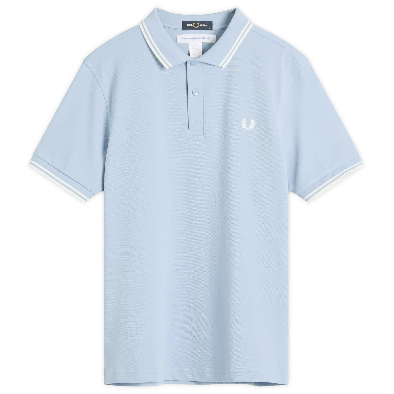 Comme des Garçons SHIRT x Fred Perry Polo Shirt - Sky Blue