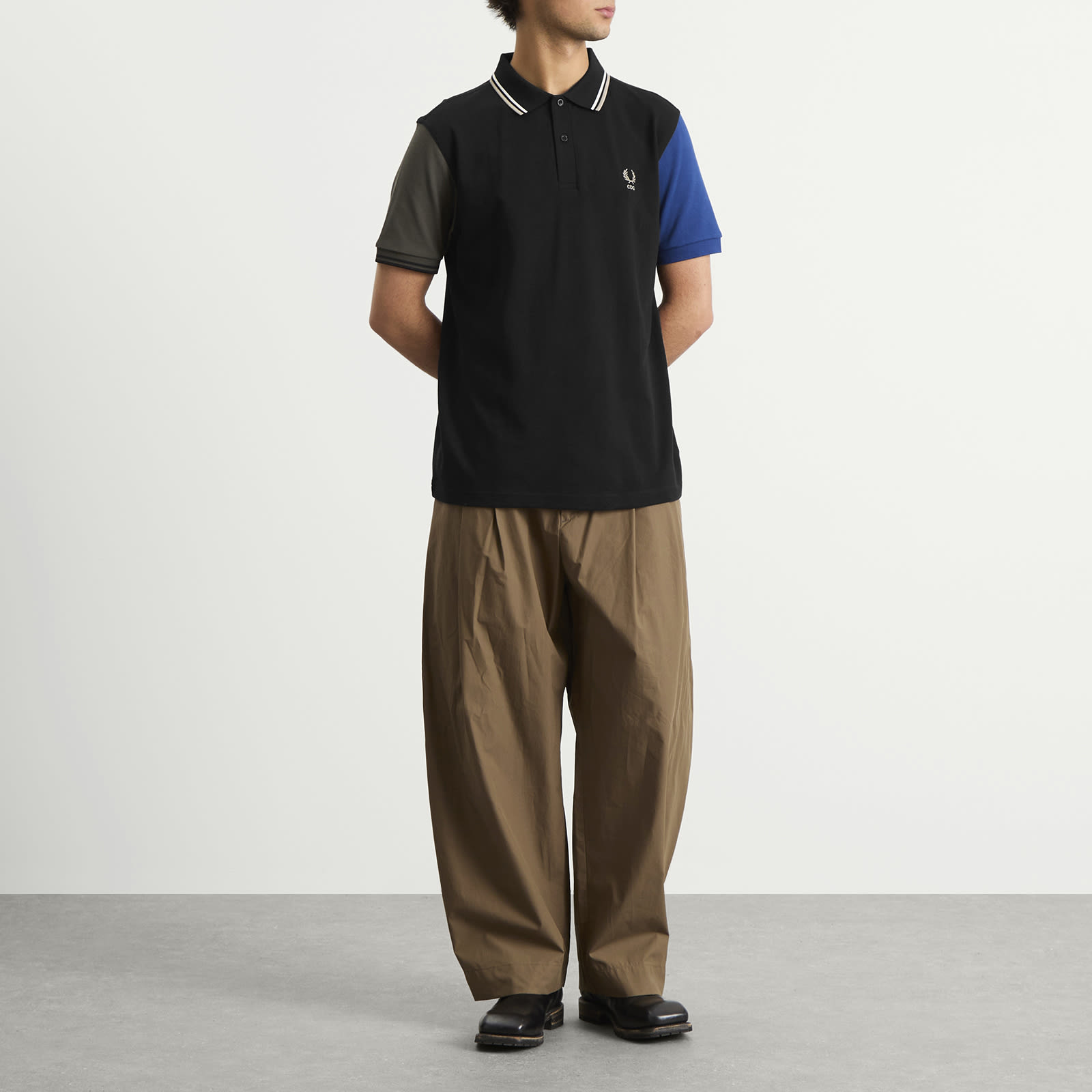 Comme des Garçons Shirt X Fred Perry Polo Shirt - Black