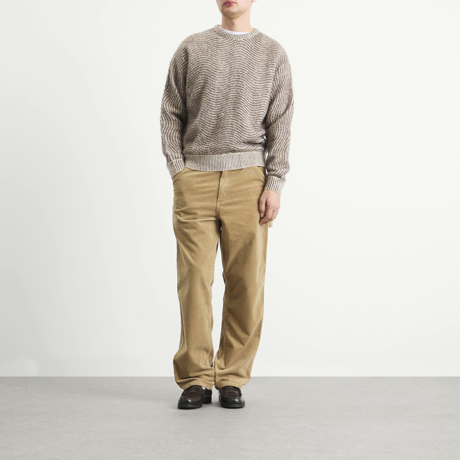 Carhartt WIP Corduroy Single Knee Pants - Leather