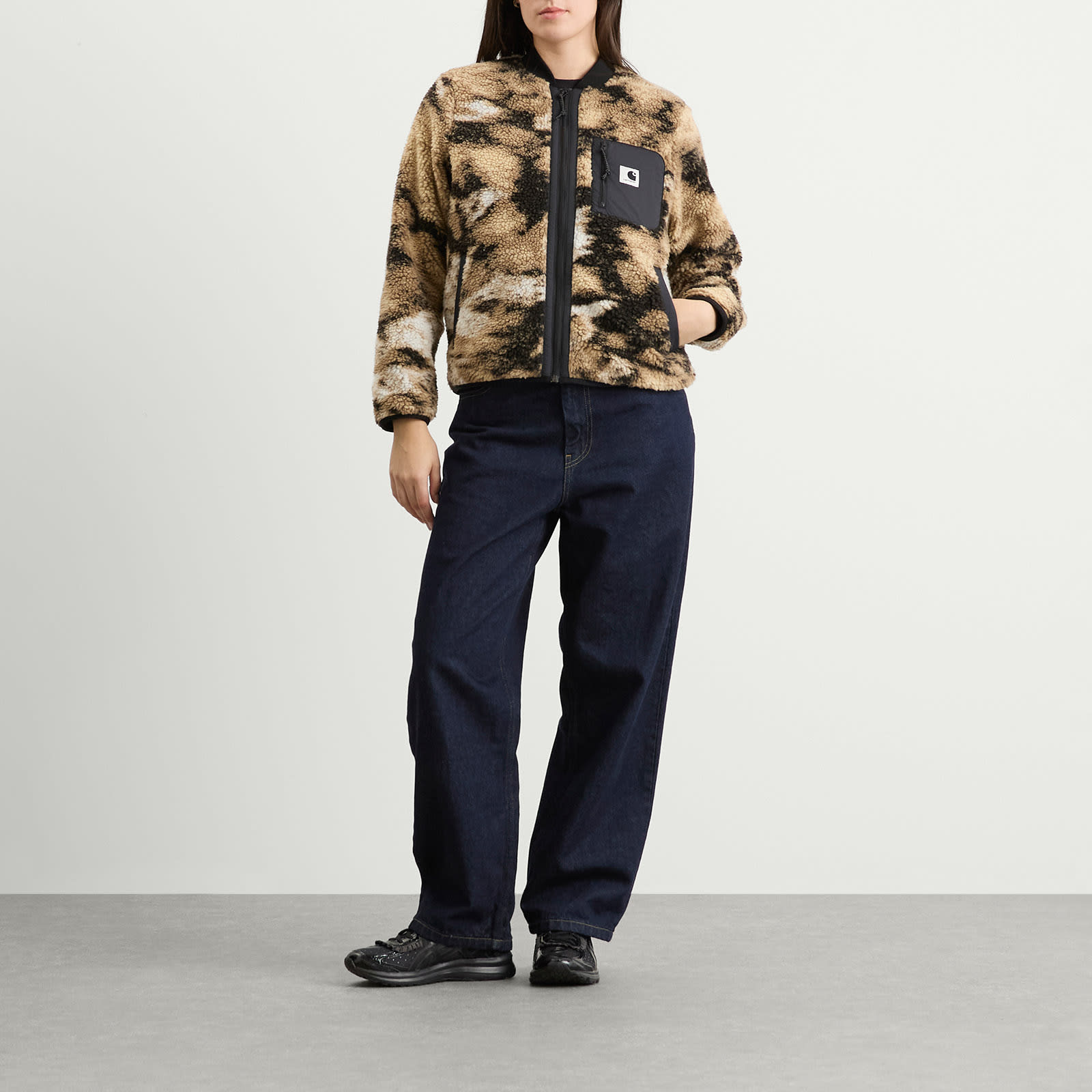 Carhartt WIP Janet Liner - Wild Dog Jacquard & Black