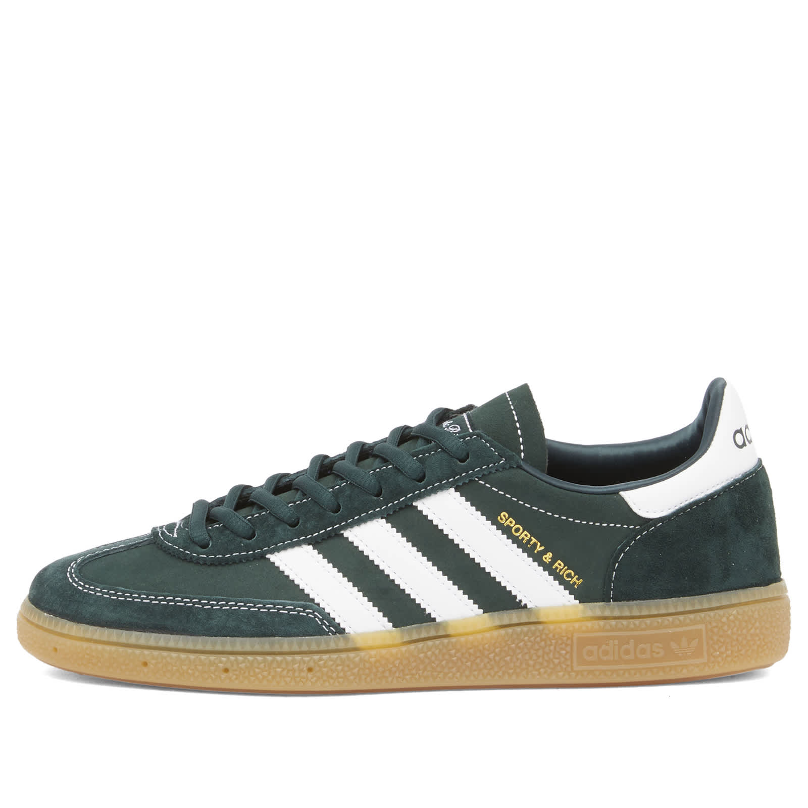 Adidas x Sporty & Rich Handball Spezial Sneaker - Dark Green & White