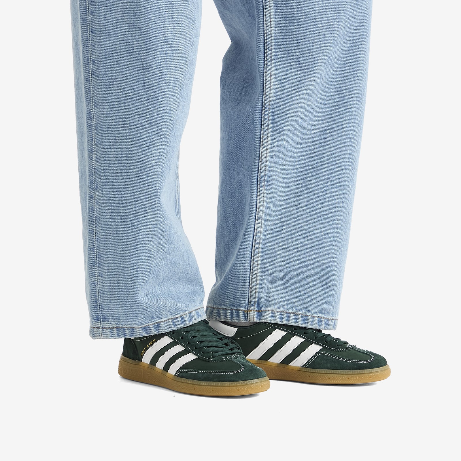 Adidas x Sporty & Rich Handball Spezial Sneaker - Dark Green & White