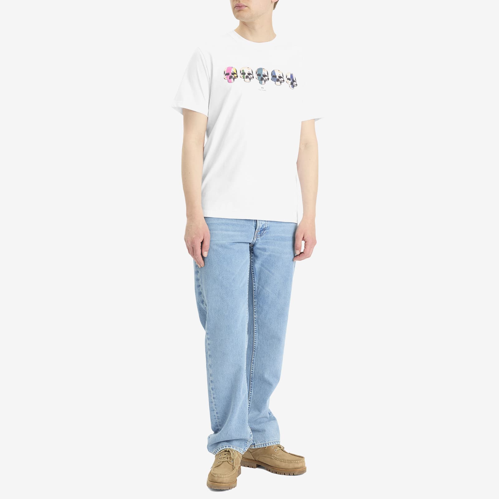 Paul Smith Multi Skull T-Shirt - White