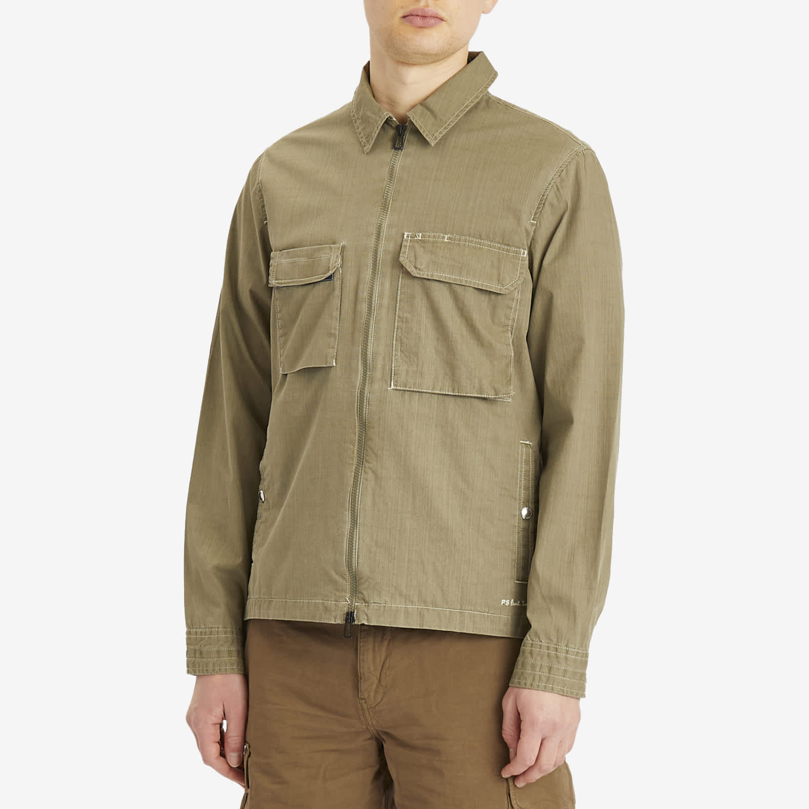 Paul Smith Zip Front Pocket Overshirt Jacket