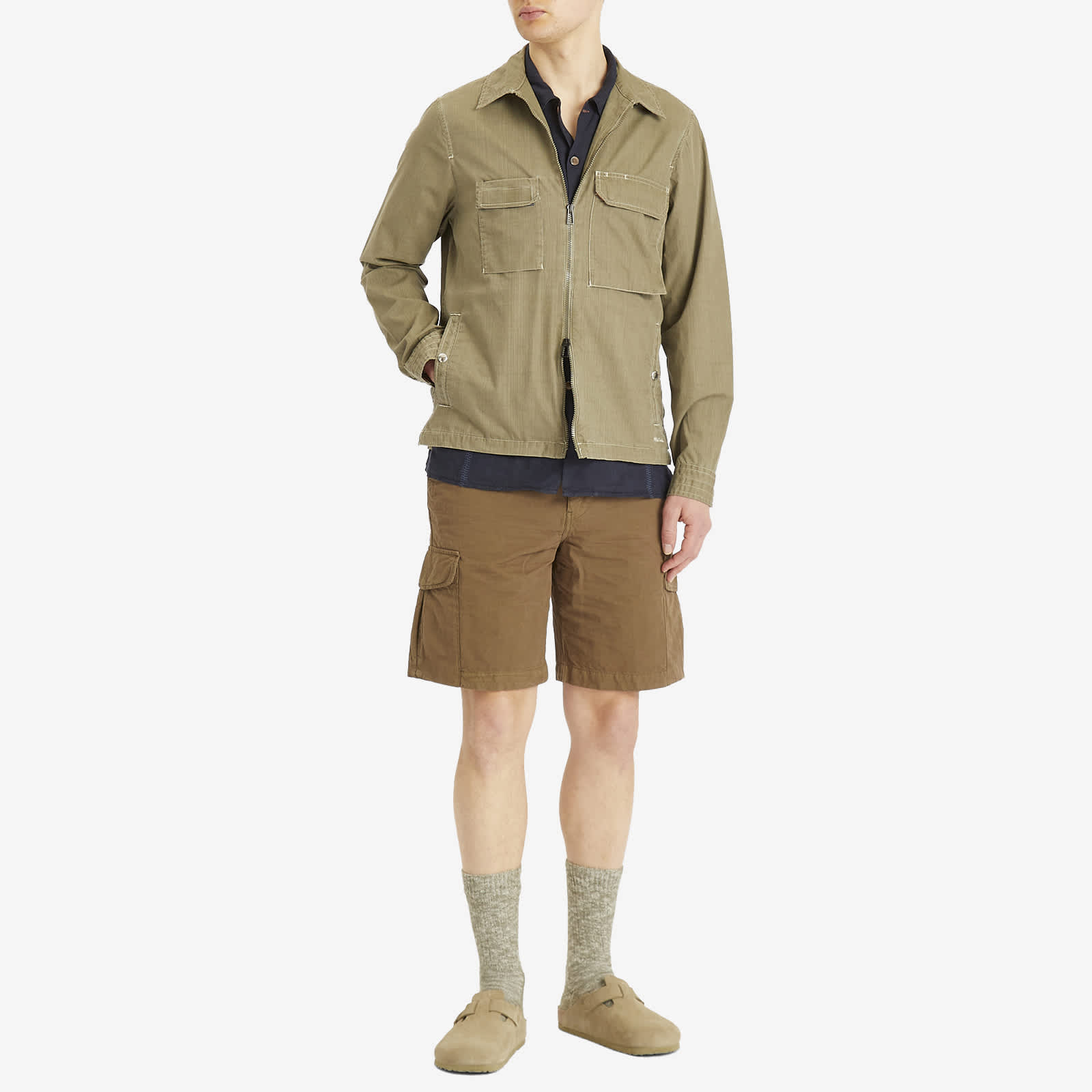 Paul Smith Zip Front Pocket Overshirt Jacket
