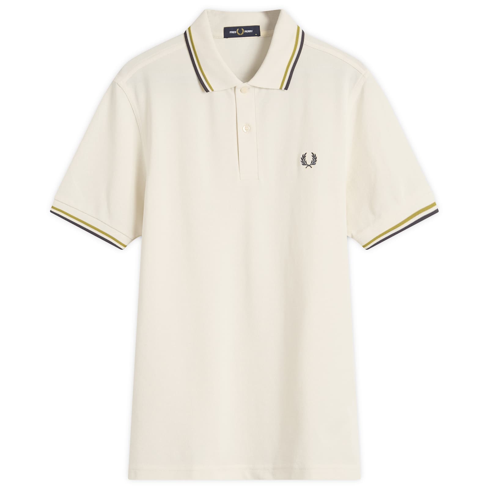Fred Perry Twin Tipped Polo Shirt - Ecr/Tbyllw/Ancgy