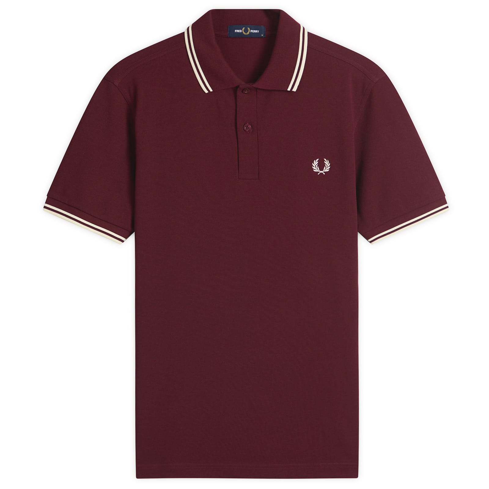 Fred Perry Twin Tipped Polo - Oxblood