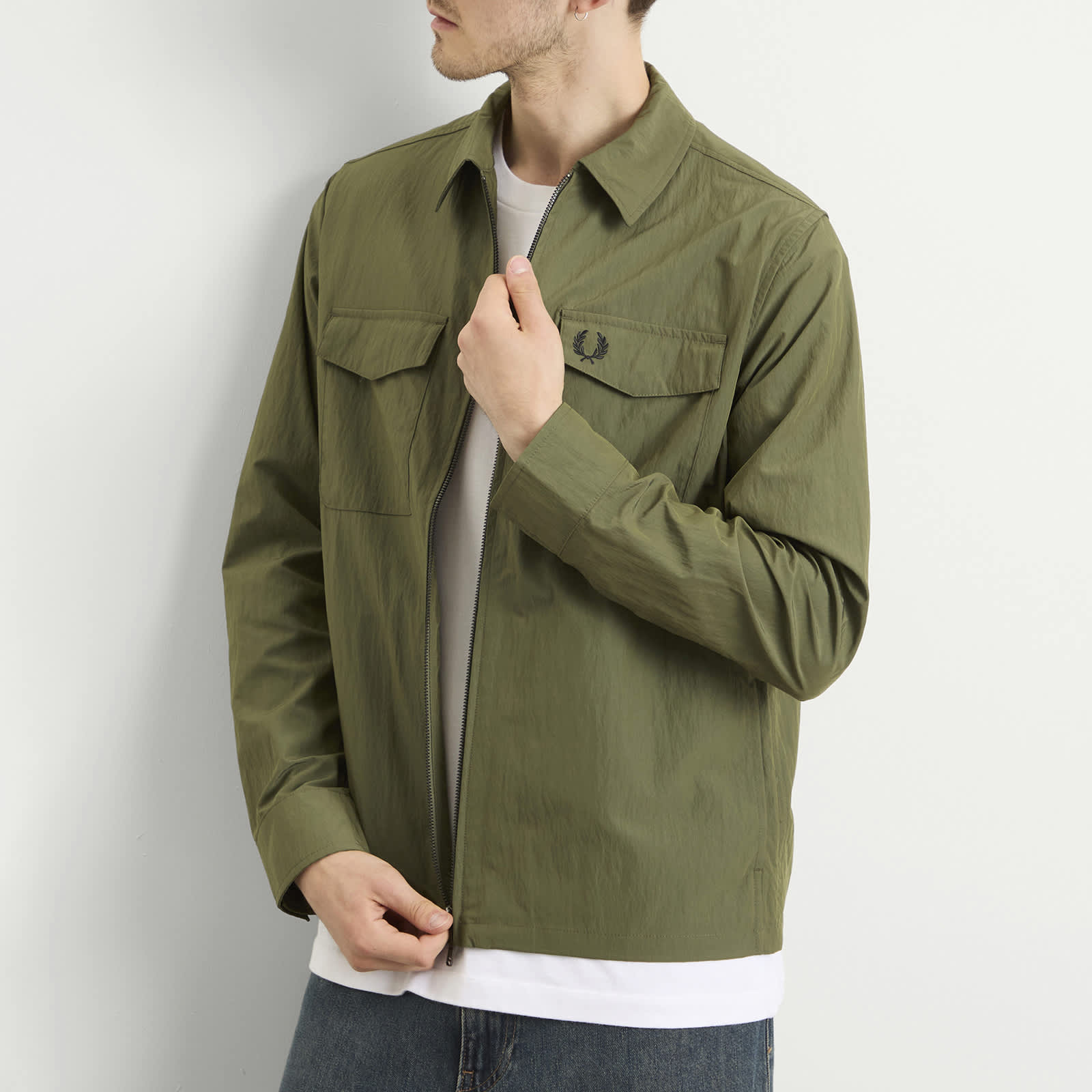 Fred Perry Zip Through Overshirt