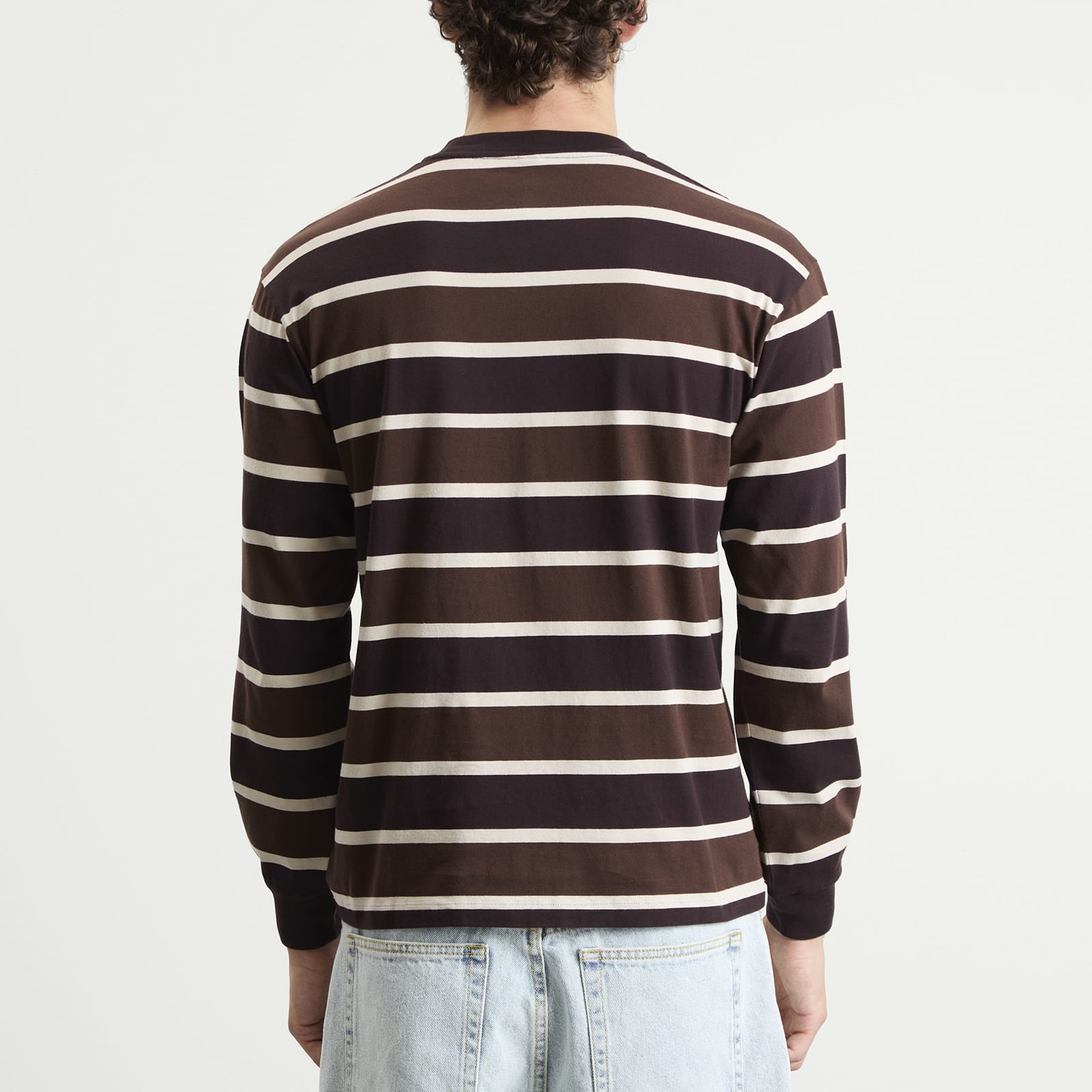 No Problemo Logo Striped Long Sleeve T-Shirt