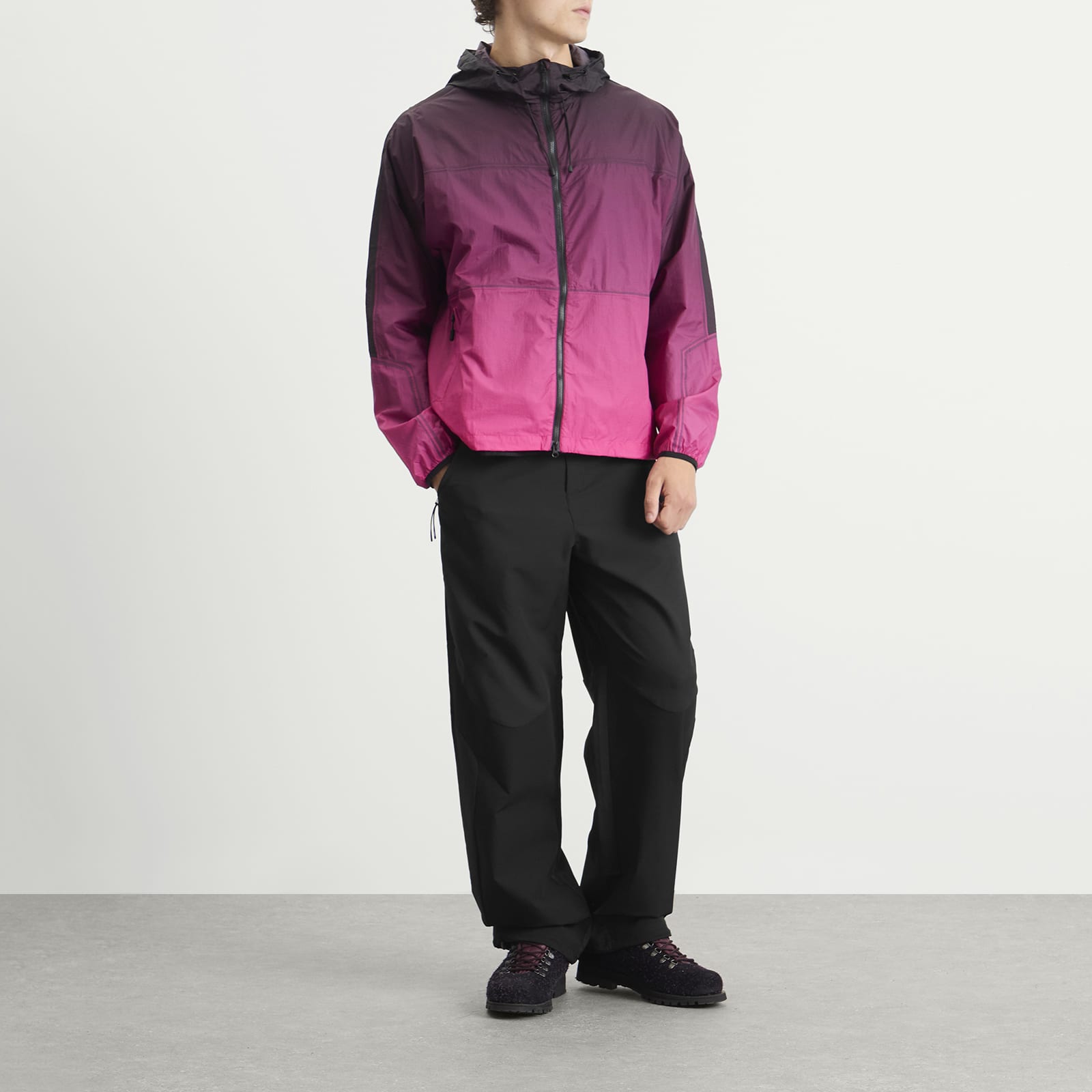 Purple Mountain Observatory Blocked Terrain Pants - Black