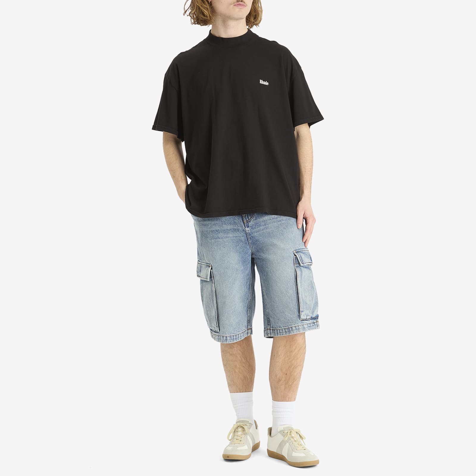 Rhude Classique Logo T-Shirt - Black