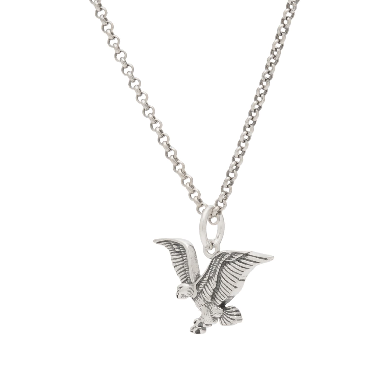 Serge DeNimes Silver Eagle Necklace