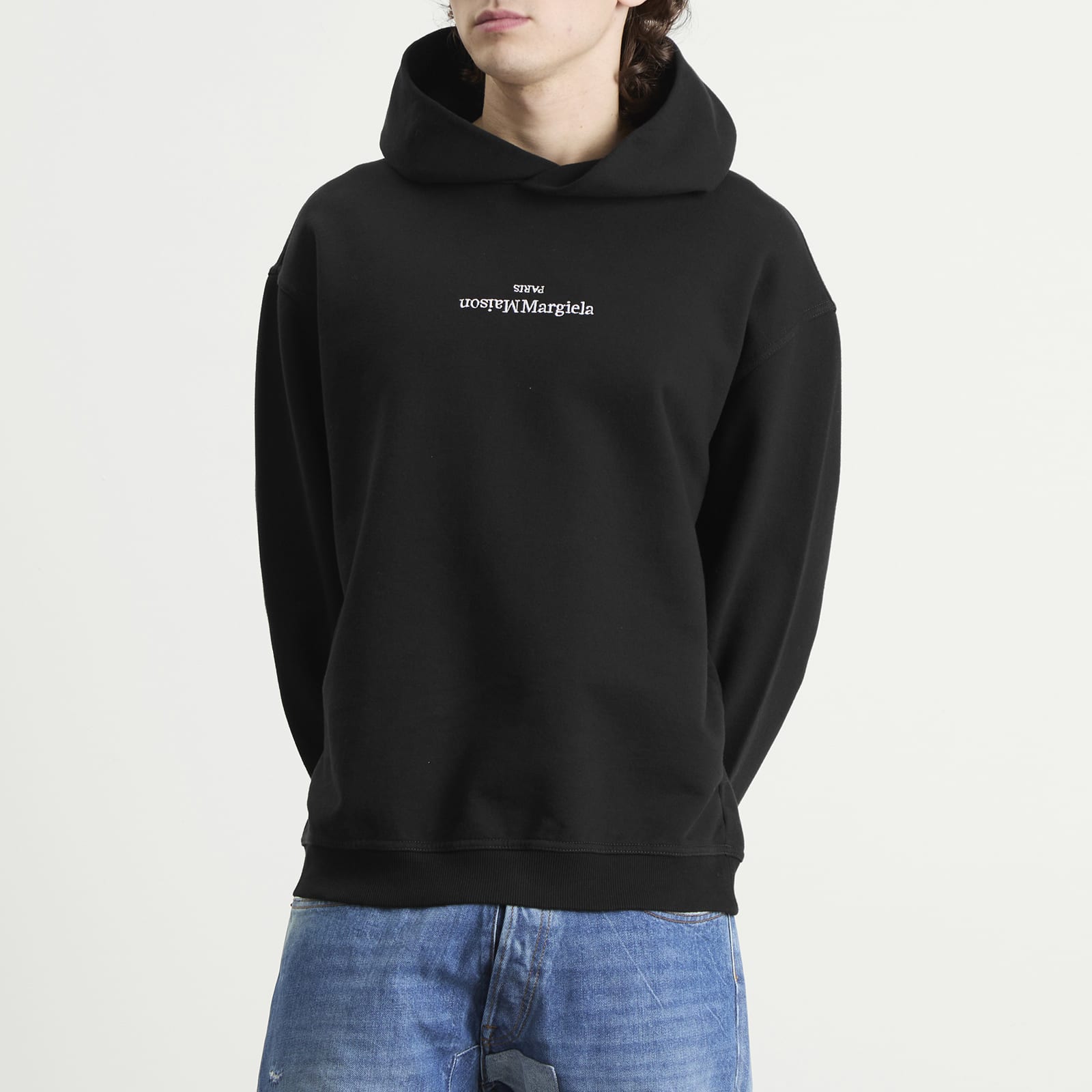 Maison Margiela Upside Down Logo Hoodie
