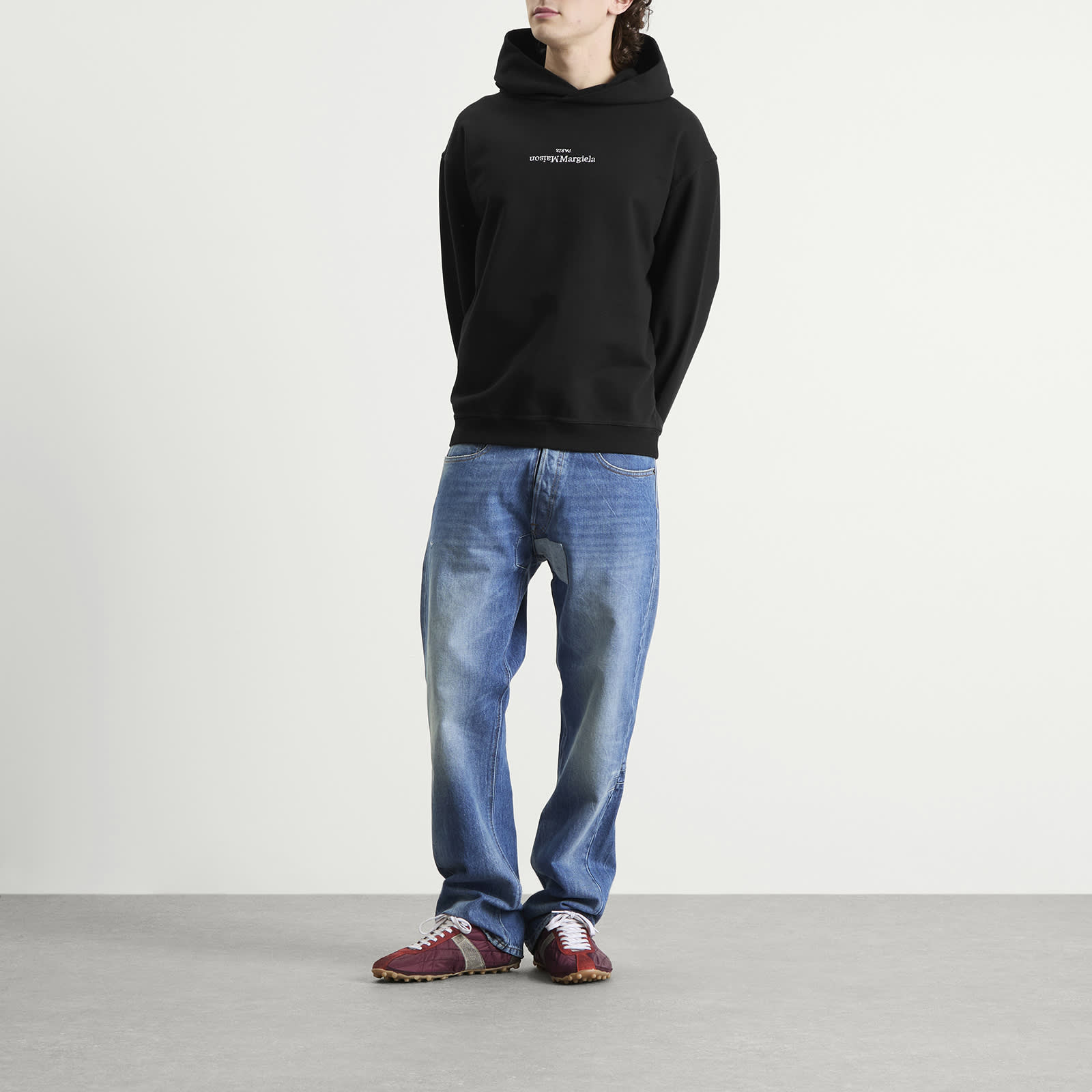 Maison Margiela Upside Down Logo Hoodie
