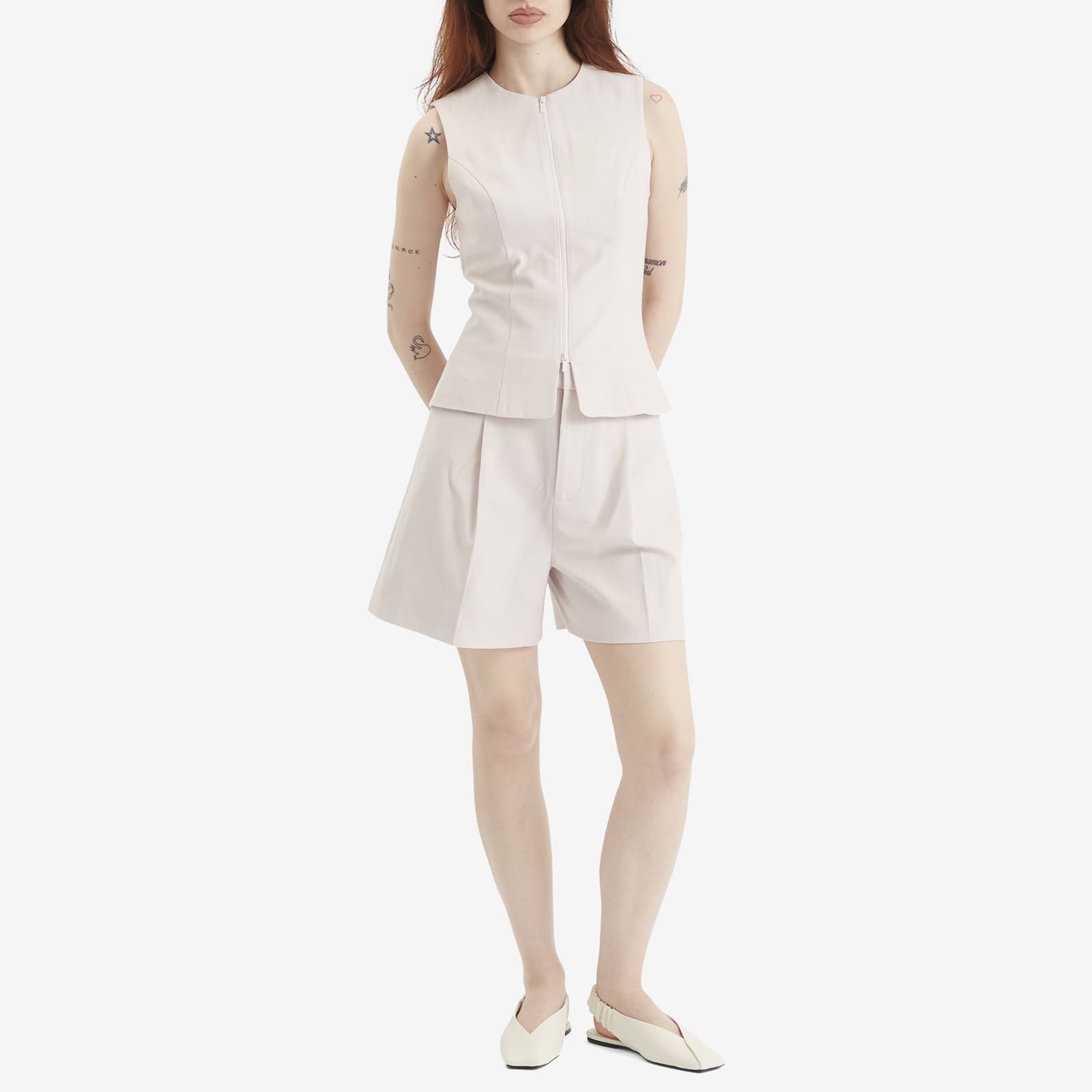 SIR. Laredo Zip Top - Light Ecru