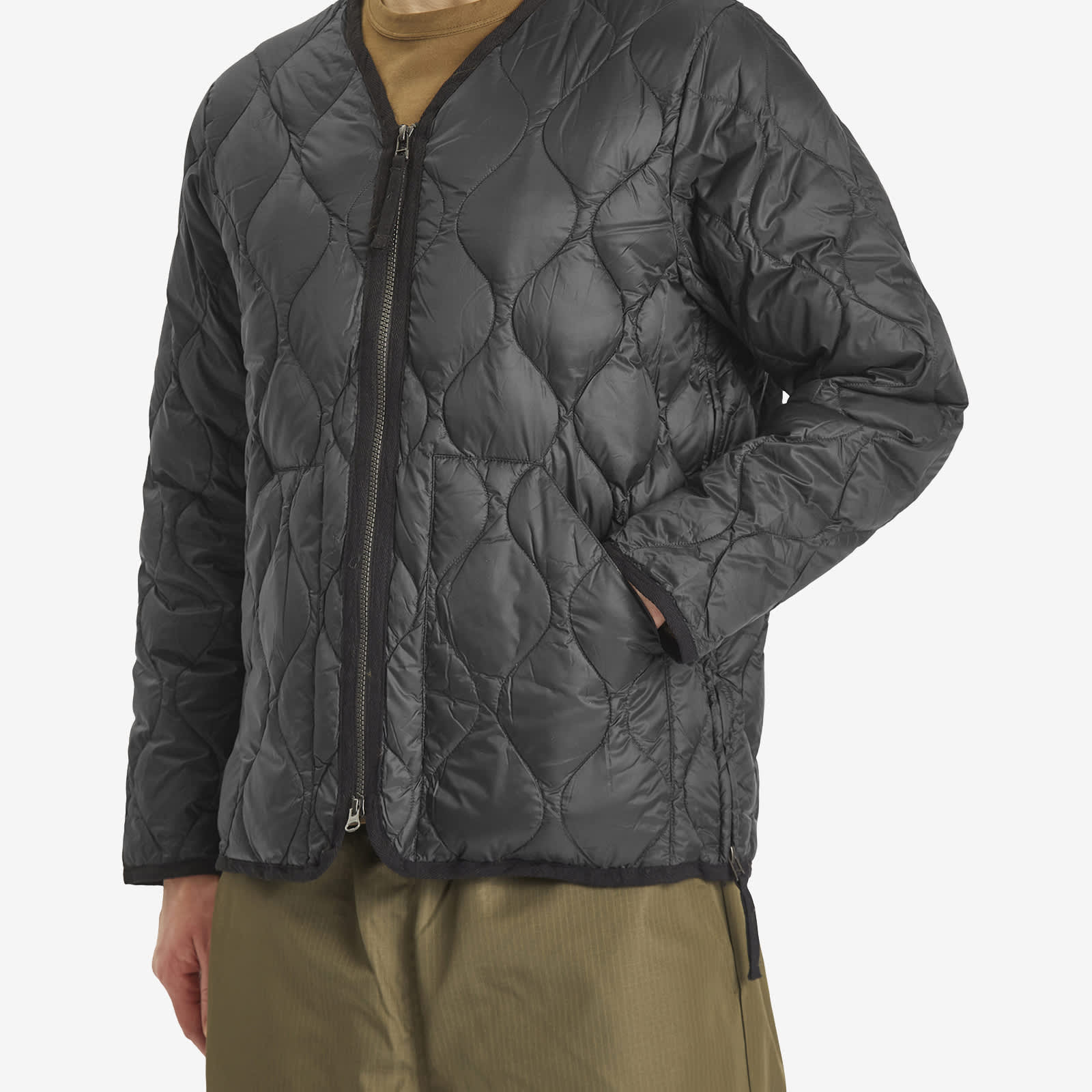 Taion Military Zip V-Neck Softshell Down Jacket