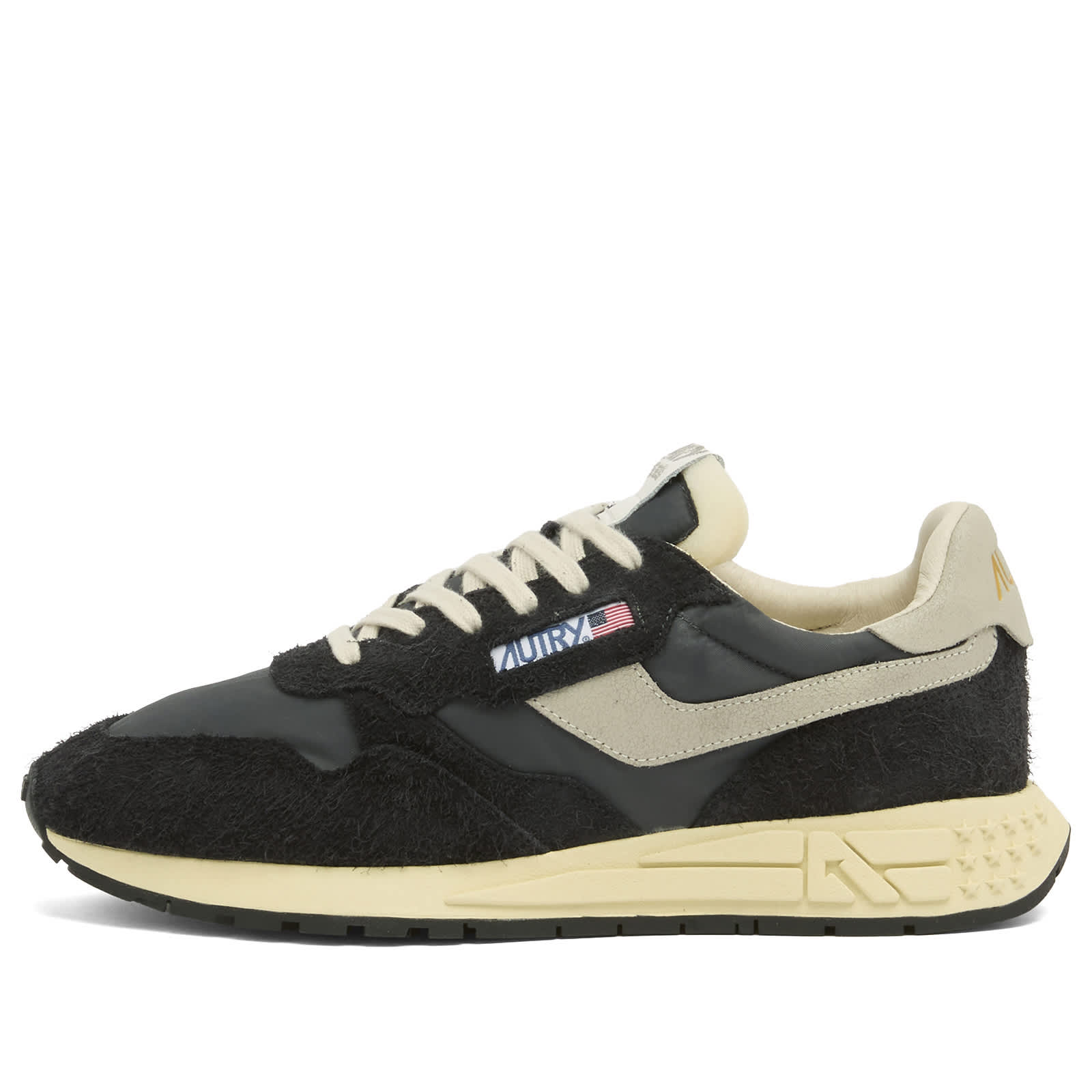 Autry Whirlwind Low Nylon Sneaker - Wht/Black
