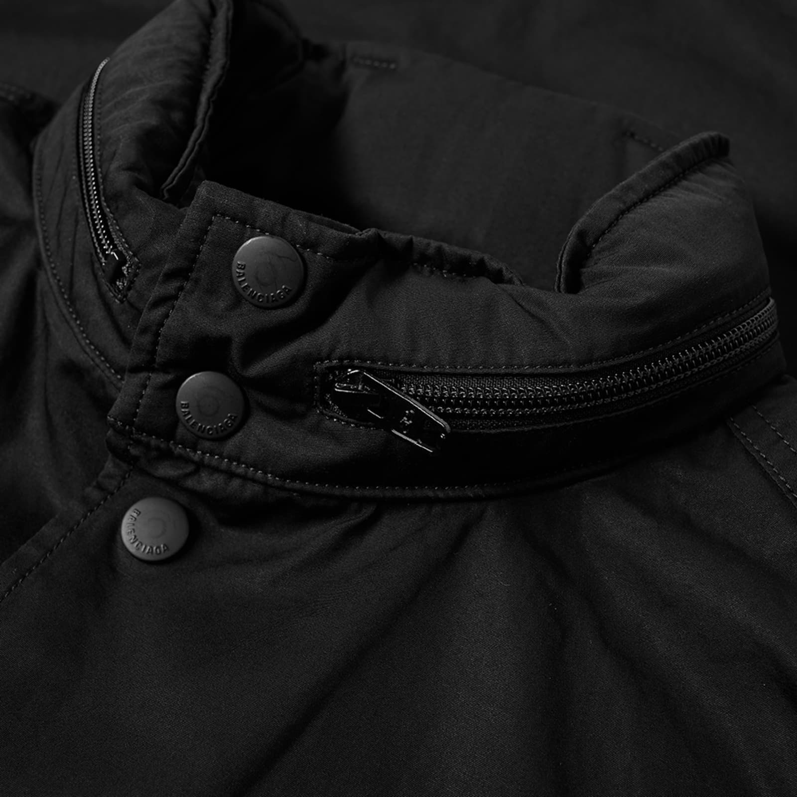 balenciaga windbreaker black