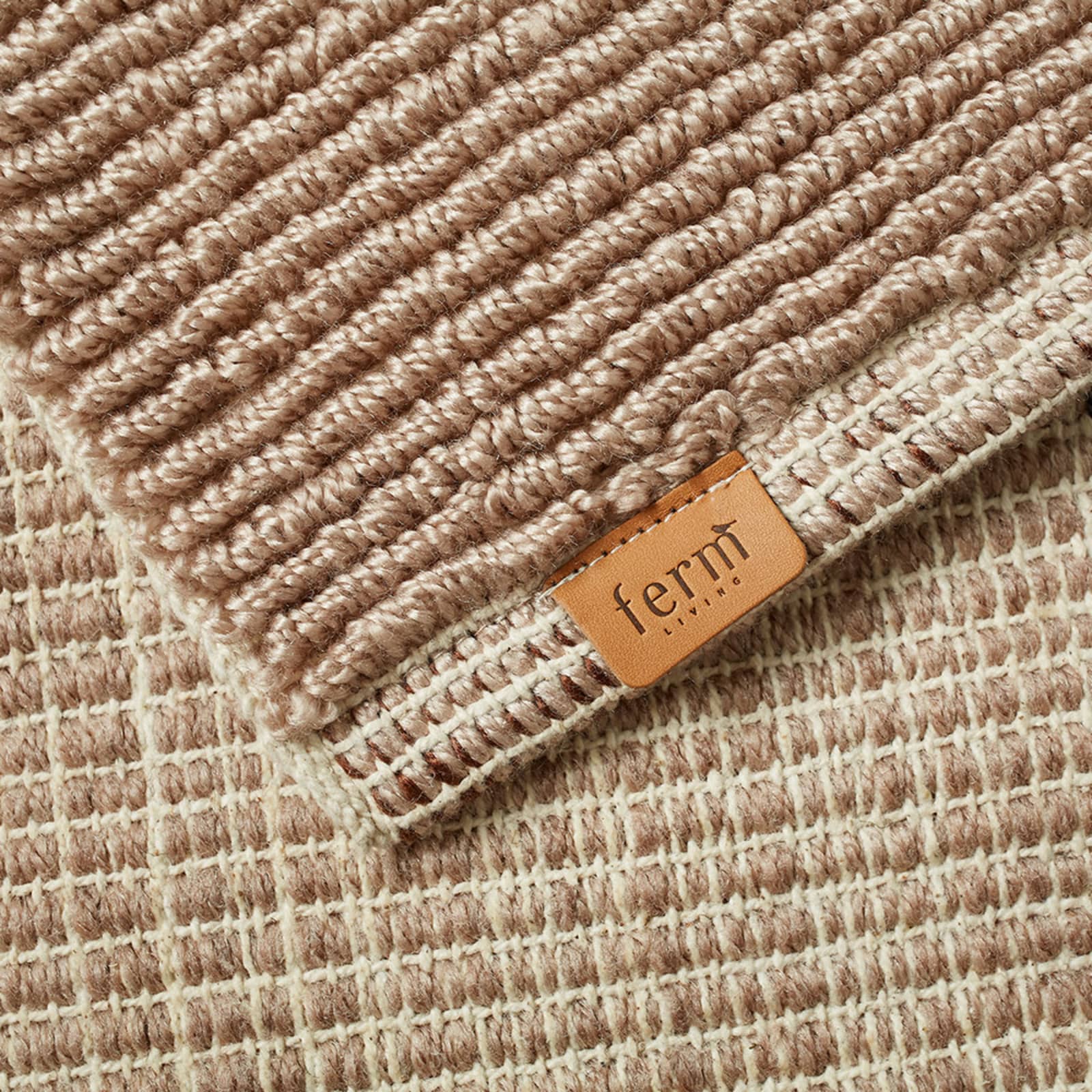 ferm LIVING Pile Bathroom Mat Brown END. (UK)