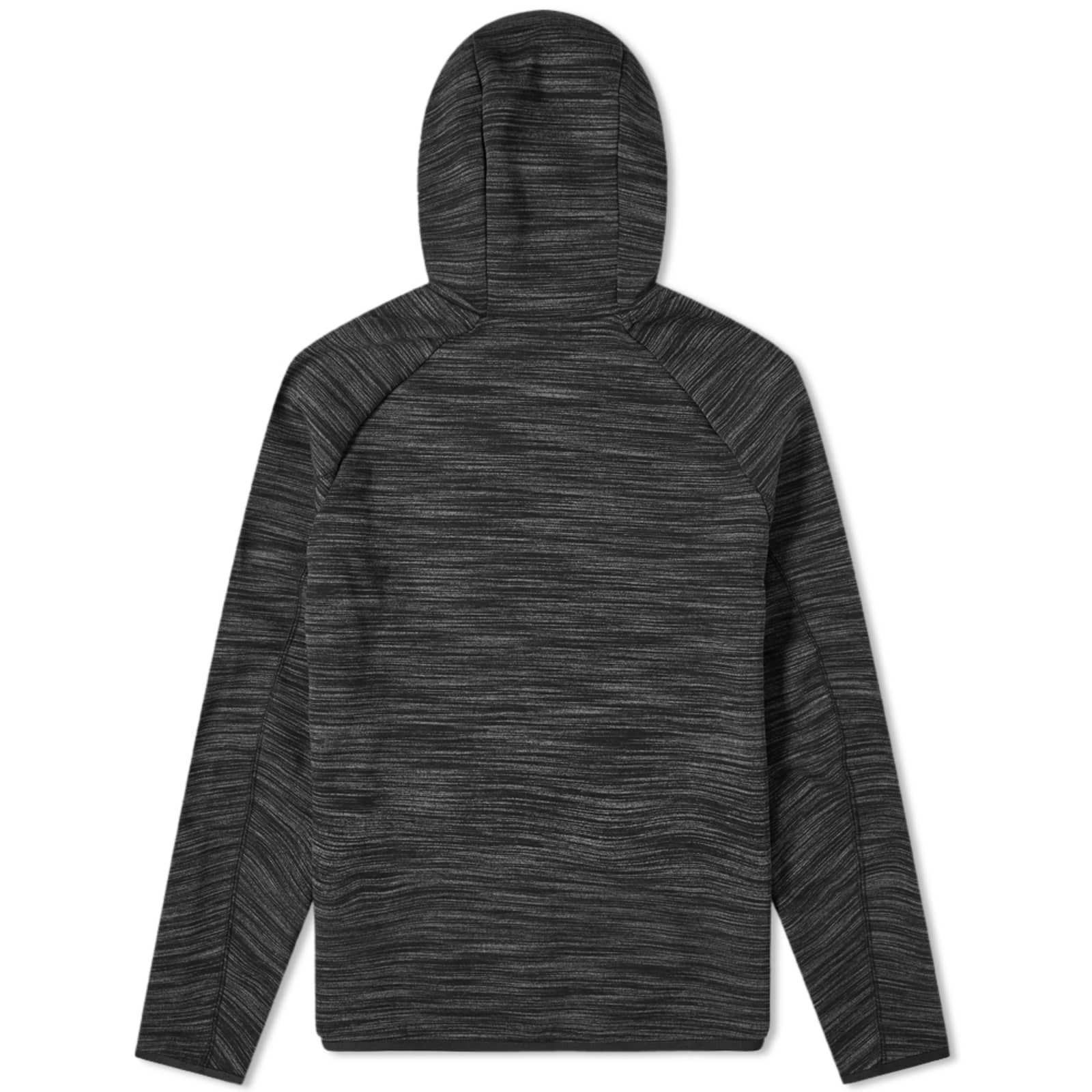 Nike Tech Fleece Hoodie Black & Dark Grey | END.