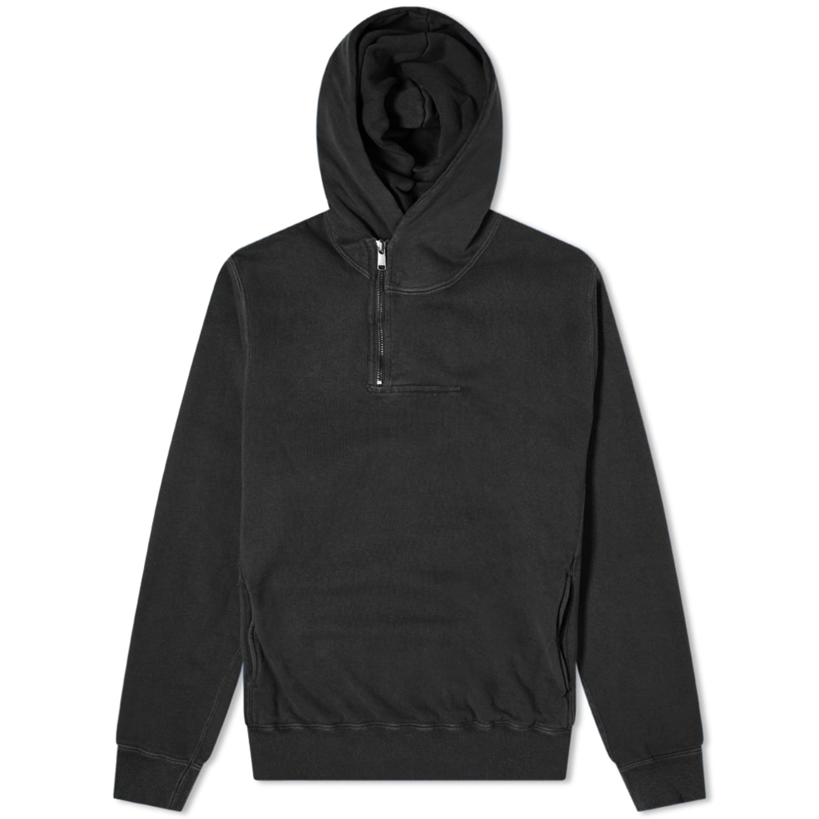 Nonnative Dweller Half Zip Hoodie - Black