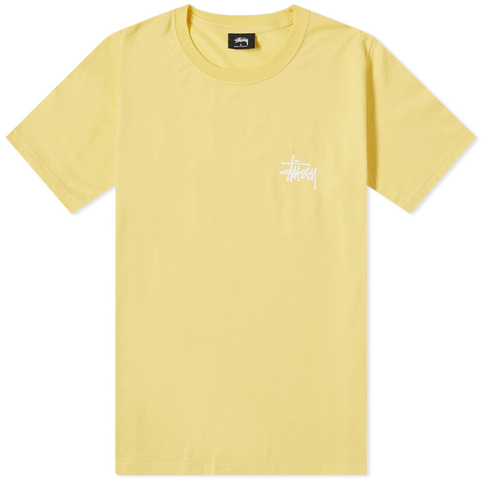 Stussy Basic Stussy TShirt Yellow END. (GB)