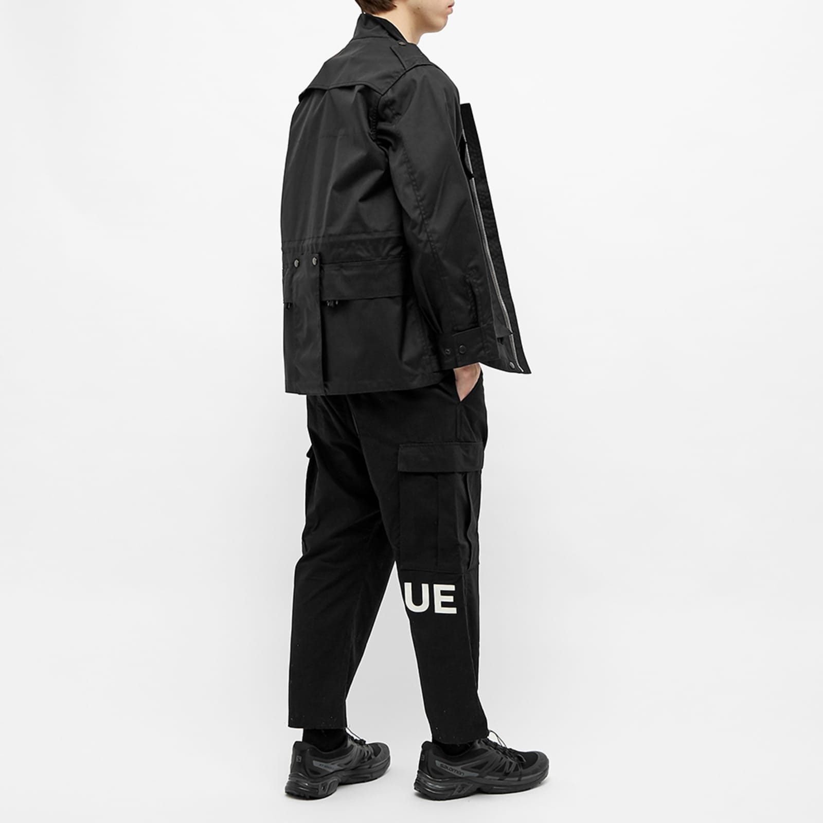 Uniform Experiment Cropped Cargo Pant Black END.