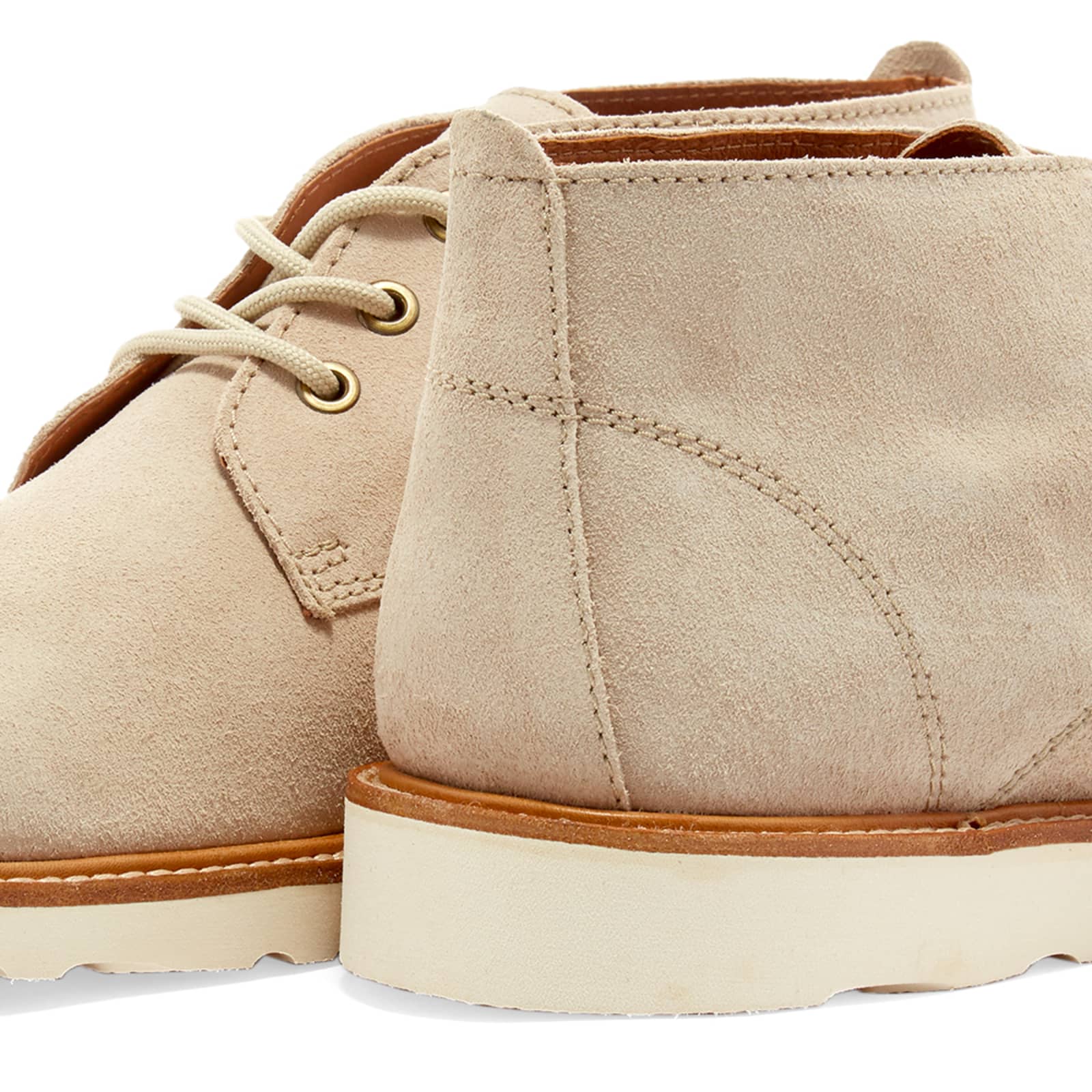 Wild Bunch MST 14 Vibram Sole Work Boot Beige Suede END.