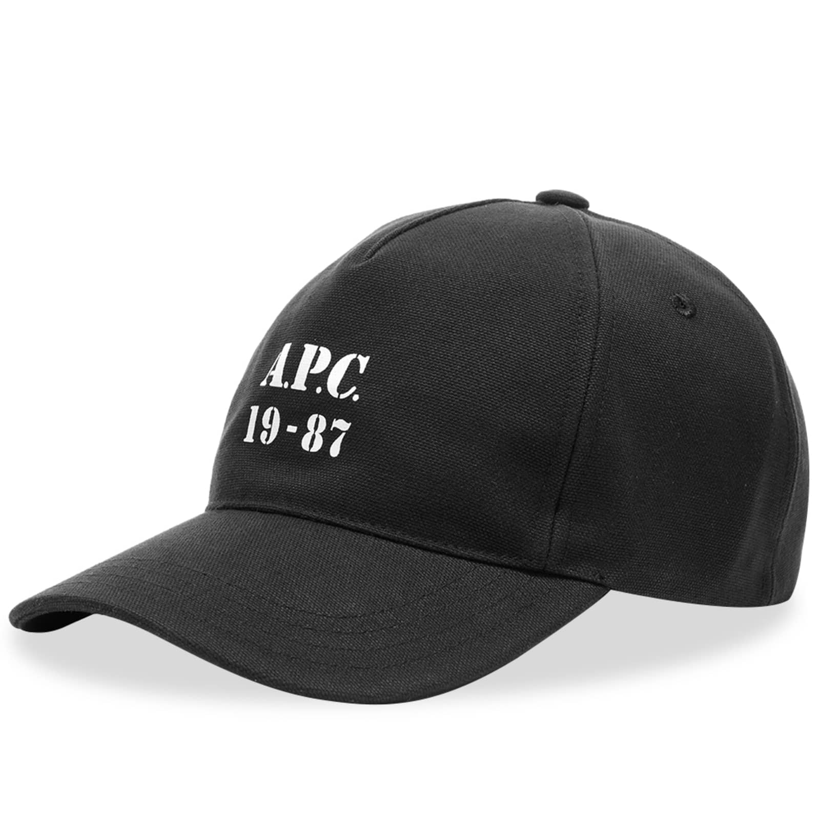 A.P.C. Stamped Logo Cap - Black