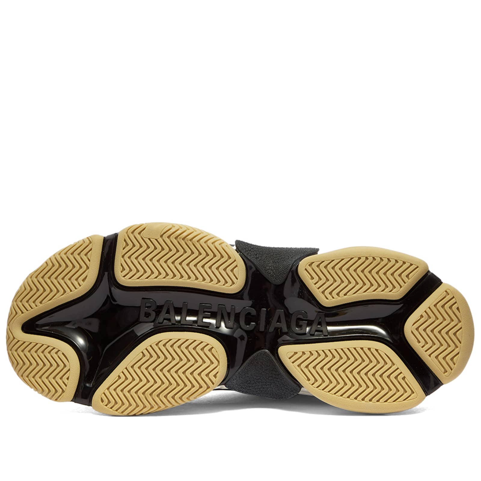 balenciaga triple s black red white