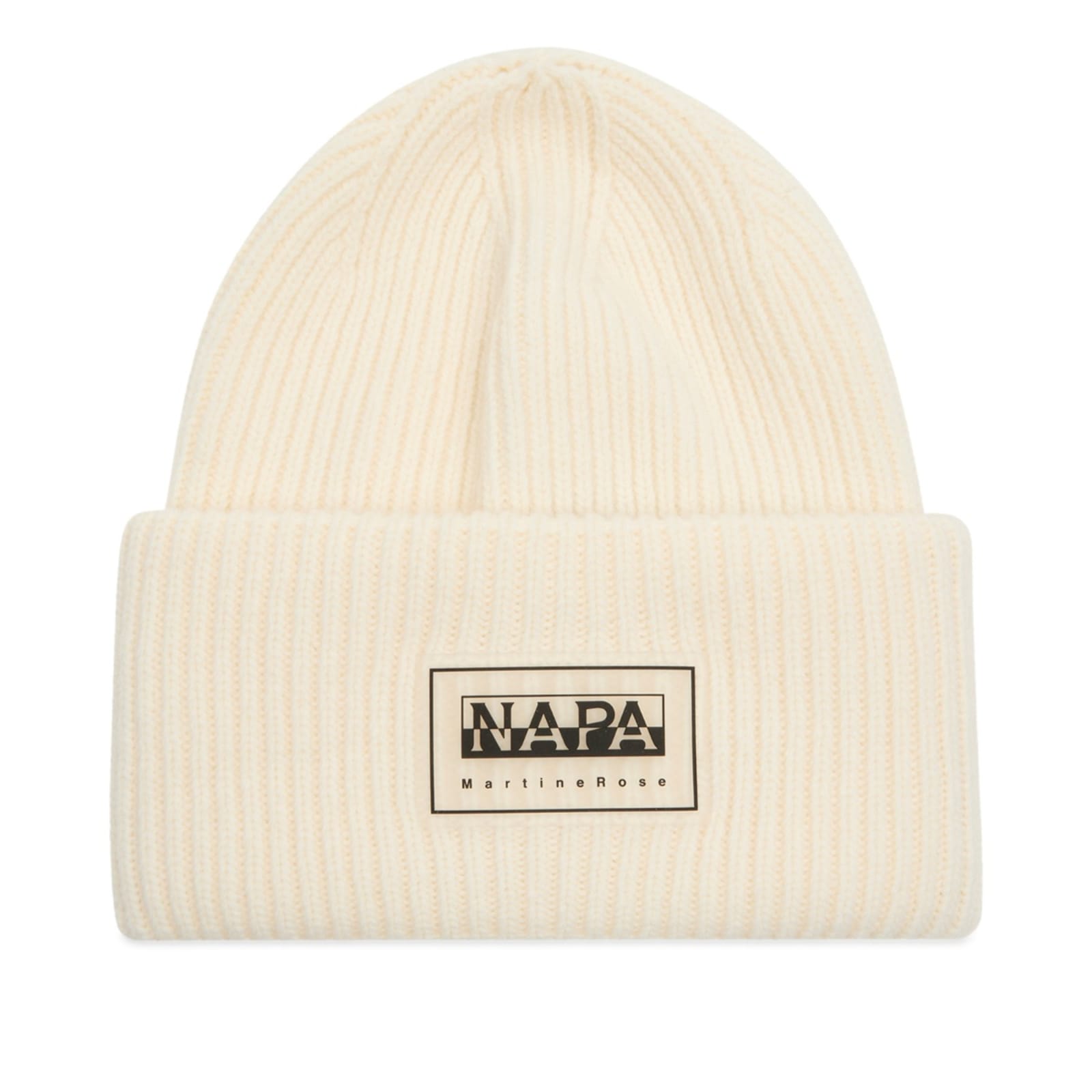 Napapijri x Martine Rose Beanie - White Whisper