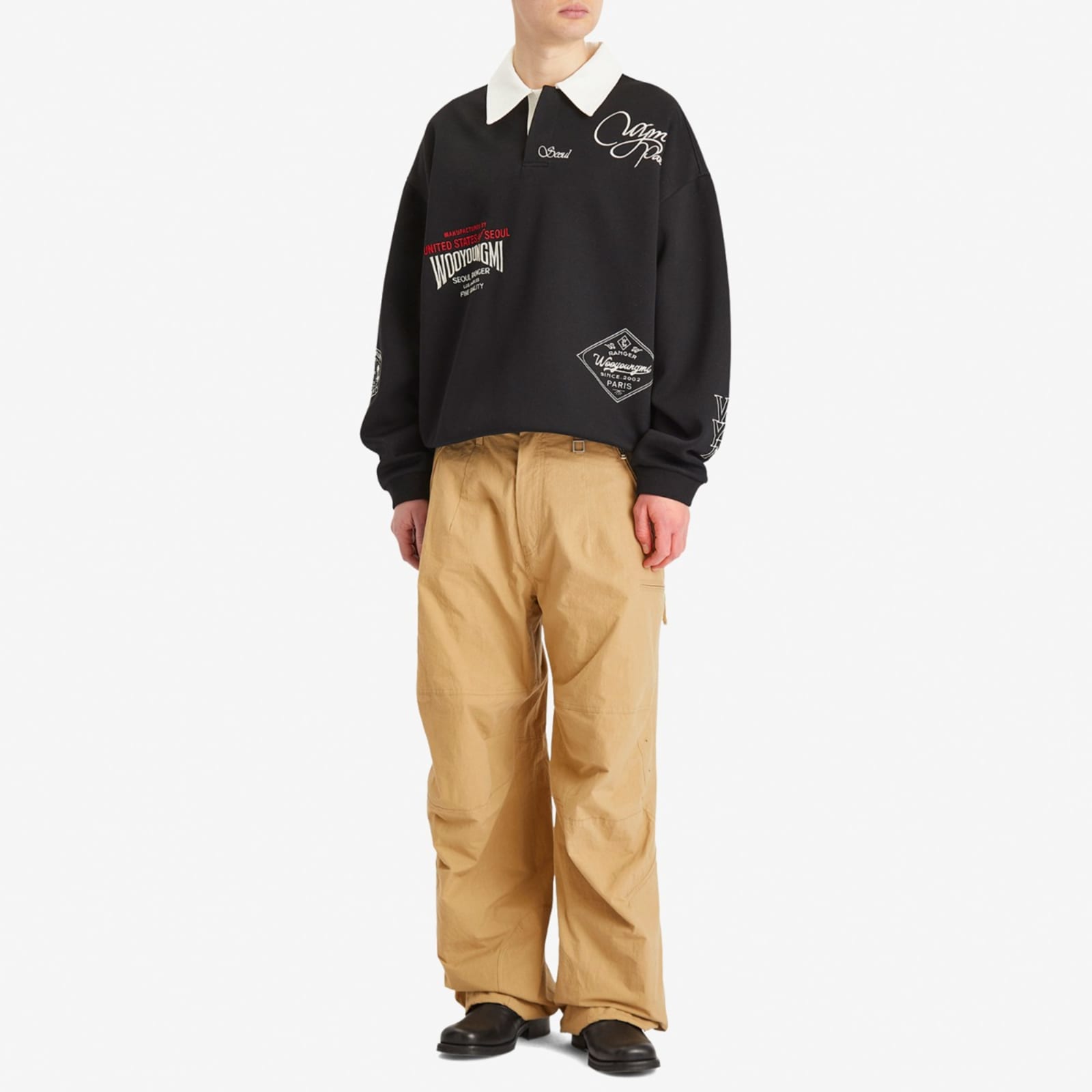 Wooyoungmi Cargo Trousers - Beige