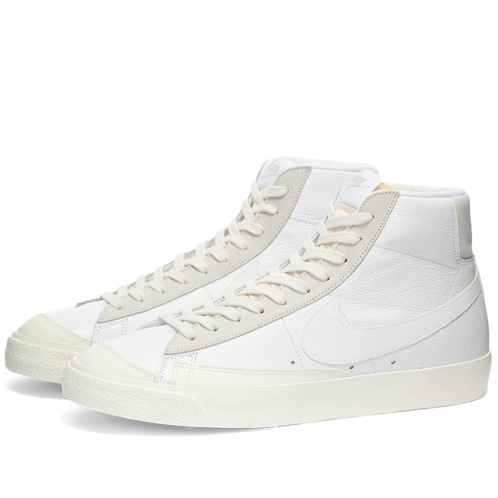 Nike Blazer Mid Premium Leather - White, Sail & Platinum Tint