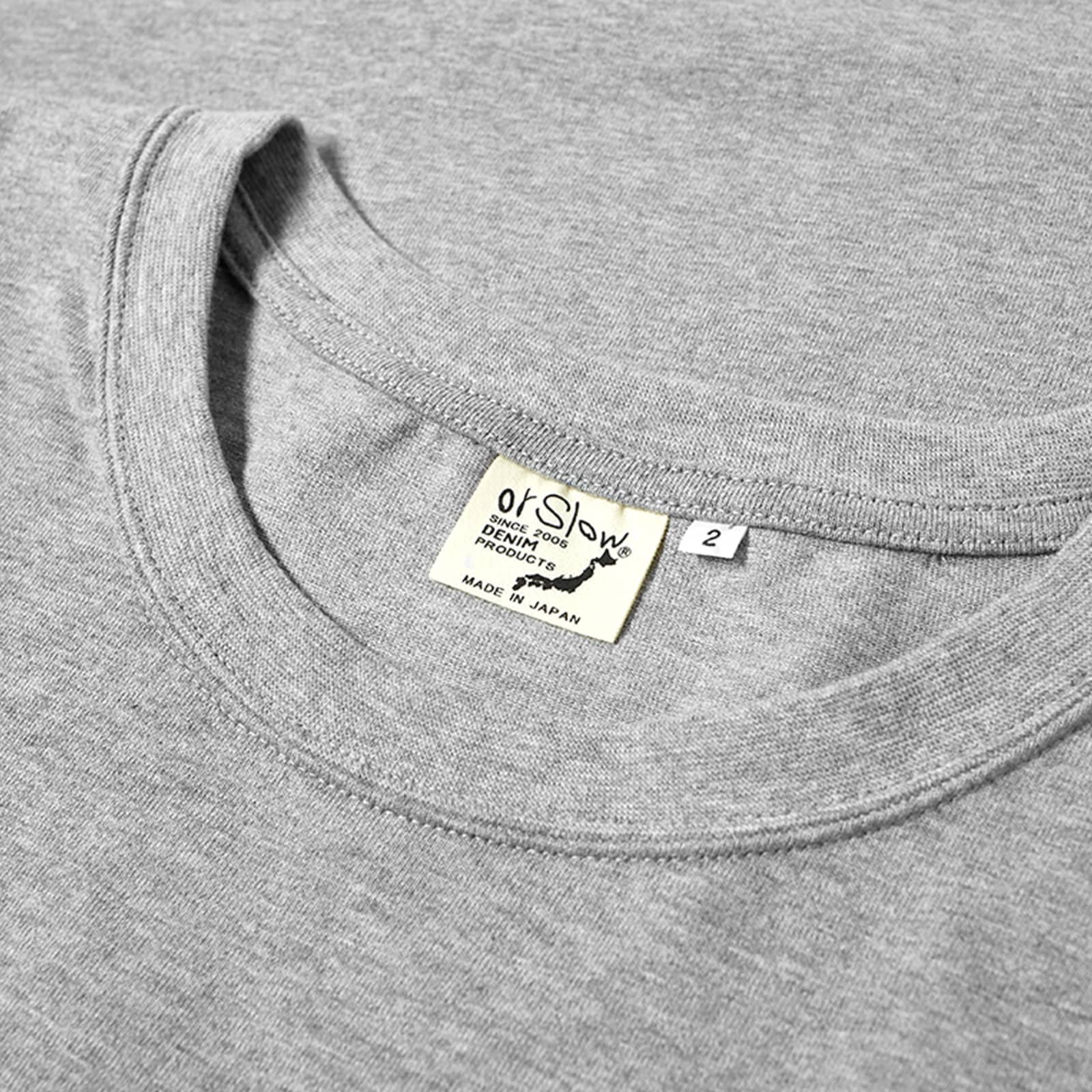 OrSlow Print T Shirt Heather Grey Print A END dog-pet-safety-transport-carrier-backpack-trolley-ezibuy-australia