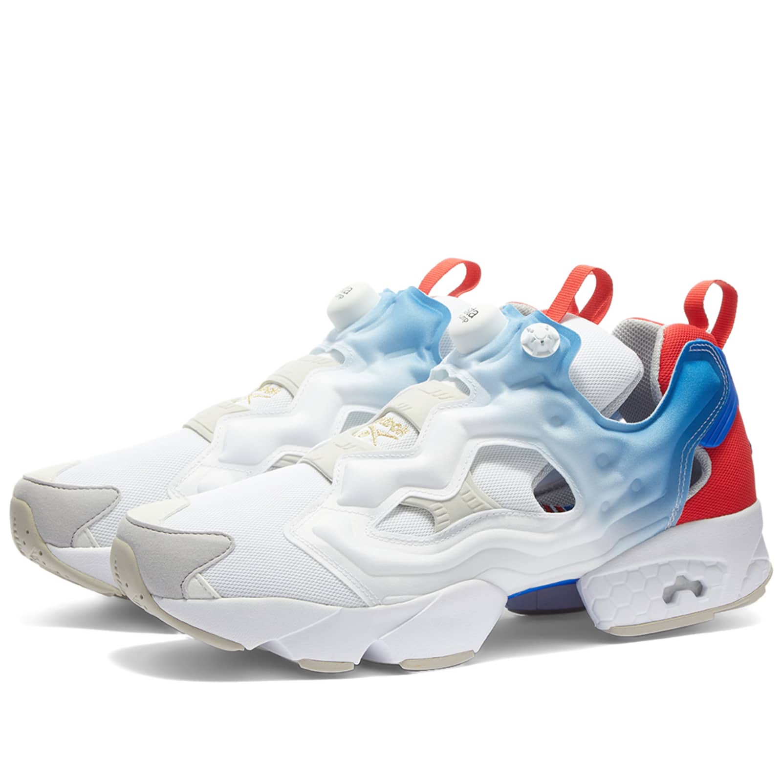 Reebok Instapump Fury OG - White, Blue & Sterling Grey