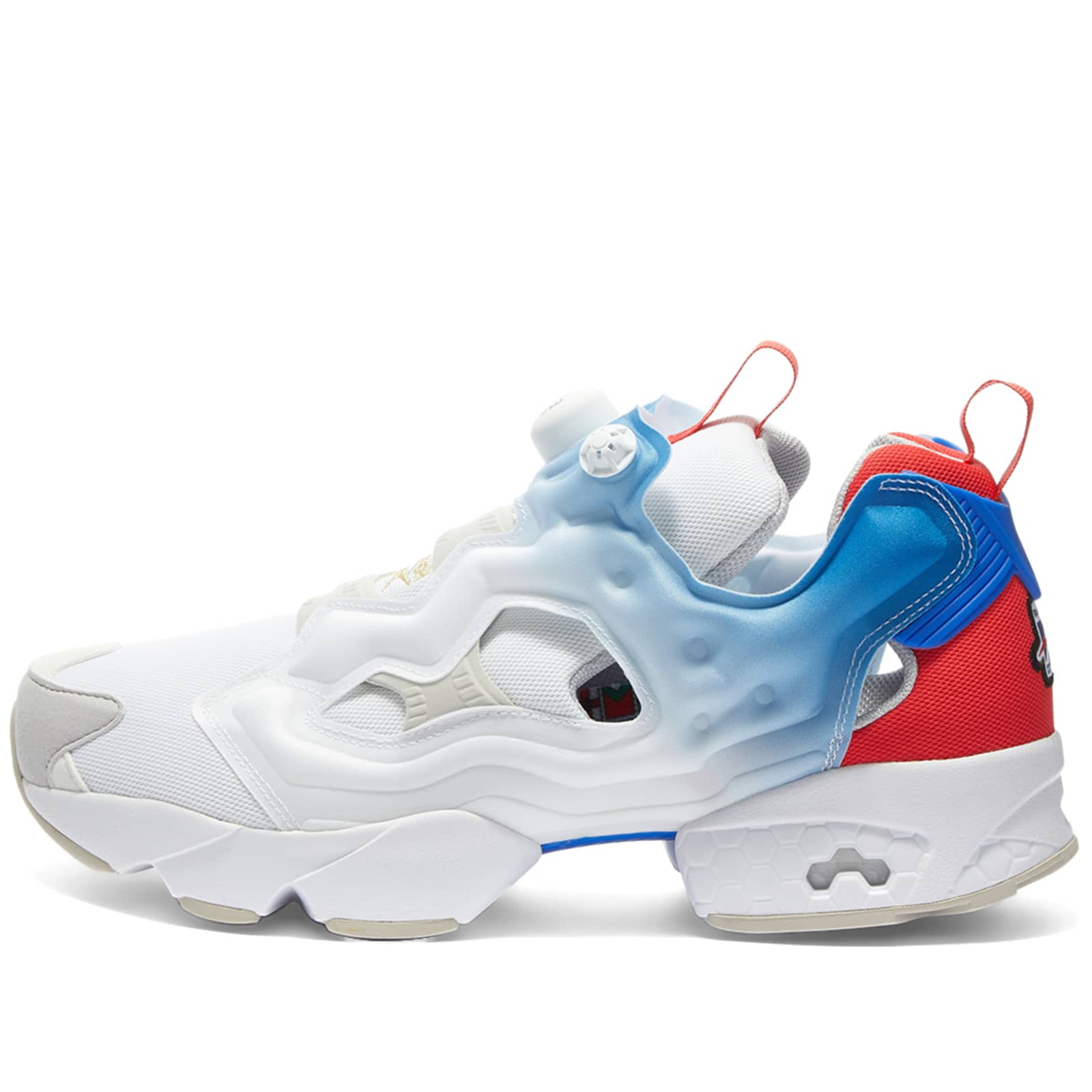 Reebok Instapump Fury OG - White, Blue & Sterling Grey