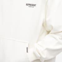 Represent Owners Club Popover Hoodie - Flat White