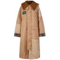 Barbour x Ganni Quilted Burghley Jacket - Honey & Light Trench