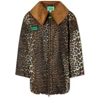 Barbour x Ganni Printed Bomber Jacket - Leopard Print