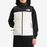 The North Face 1996 Retro Nuptse Vest - White Dune & Tnf Black