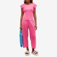 Pleats Please Issey Miyake Pleats T-Shirt - Pink