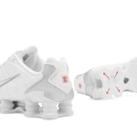 Nike Shox TL W Sneaker - White & Metallic Silver