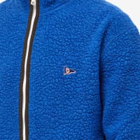 Drake's Boucle Wool Fleece Jacket - Navy