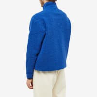 Drake's Boucle Wool Fleece Jacket - Navy
